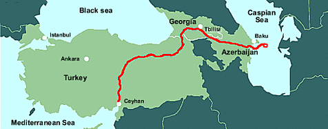 The Oil and the Glory: The Pursuit of Empire and Fortune on the Caspian Sea btc pipeline map The Oil and the Glory: The Pursuit of Empire and Fortune on the Caspian Sea
