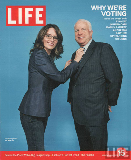POTD: McCain/Fey 04 life magazine john mccain tina fey 2004 POTD: McCain/Fey 04