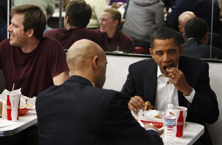 Obama visits Bens Chili Bowl obama bens chili bowl Obama visits Bens Chili Bowl