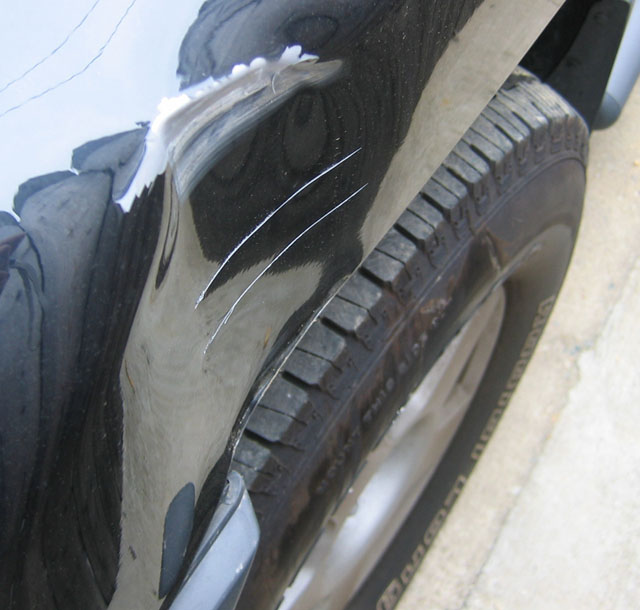 In a battle between an XTerra and a fencepost, there are no clear winners xterra dent In a battle between an XTerra and a fencepost, there are no clear winners