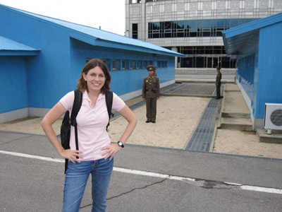 lindsay_dmz_about Standing on the North Korean side of the Demilitarized Zone, September 2009