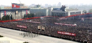 kim il sung square gathering 300x141 North Korea: Kim Il Sung Square